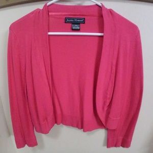 Pink long sleeve shrug